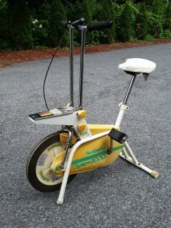 YellowExerciseBike